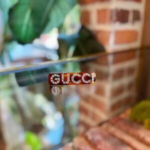 GUCCI Crystal Single Hair Clip